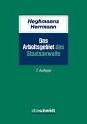 Cover Das Arbeitsgebiet des Staatsanwalts