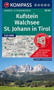Cover KOMPASS Wanderkarte 09 Kufstein, Walchsee, St. Johann in Tirol 1:25.000