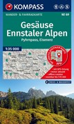 Cover KOMPASS Wanderkarte 69 Gesäuse, Ennstaler Alpen, Pyhrnpass, Eisenerz 1:35.000