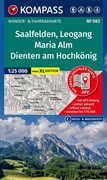 Cover KOMPASS Wanderkarte 083 Saalfelden, Leogang, Maria Alm, Dienten am Hochkönig 1:25.000