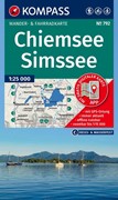 Cover KOMPASS Wanderkarte 792 Chiemsee, Simssee 1:25.000