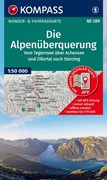 Cover KOMPASS Wanderkarte 289 Die Alpenüberquerung - vom Tegernsee über Achensee und Zillertal nach Sterzing 1:50.000