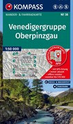Cover KOMPASS Wanderkarte 38 Venedigergruppe, Oberpinzgau 1:50.000