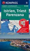 Cover KOMPASS Wanderkarte 260 Istrien, Triest, Parenzana 1:65.000