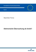 Cover Elektronische Überwachung als Strafe?