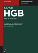 Cover Staub. HGB Band 14: §§ 453-475h