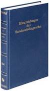 Cover Entscheidungen des Bundesarbeitsgerichts (BAGE 184)