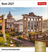 Cover Rom Sehnsuchtskalender 2027 - Wochenkalender mit 53 Postkarten