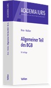Cover Allgemeiner Teil des BGB