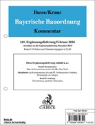 Cover Bayerische Bauordnung: 161. Ergänzungslieferung