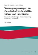 Cover Versorgungszusagen an Gesellschafter-Geschäftsführer und -Vorstände