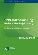 Cover Richtsatzsammlung für das Kalenderjahr 2024