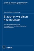 Cover Brauchen wir einen neuen Staat?