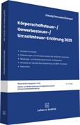 Cover Körperschaftsteuer-, Gewerbesteuer-, Umsatzsteuer-Erklärung 2025