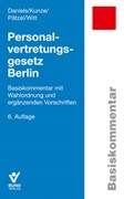 Cover Personalvertretungsgesetz Berlin