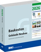 Cover BKI Baukosten Gebäude Neubau 2026 - Teil 1 Gebäude