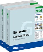 Cover BKI Baukosten Gebäude + Positionen Altbau 2026
