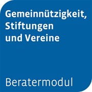Cover Beratermodul Gemeinnützigkeit, Stiftungen und Vereine