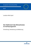 Cover Der Stellenwert des Klimaschutzes im Verfassungsrecht
