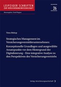 Cover Strategisches Management im Versicherungsvermittlerunternehmen