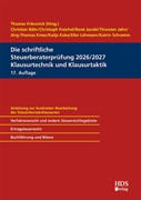 Cover Die schriftliche Steuerberaterprüfung 2026/2027