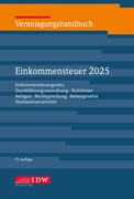 Cover Veranlagungshandbuch Einkommensteuer 2025, 77.Auflage