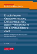 Cover Praktiker-Handbuch Erbschaftsteuer 2026, 30. Auflage
