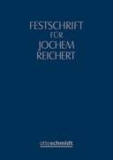 Cover Festschrift für Jochem Reichert zum 70. Geburtstag