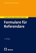 Cover Formulare für Referendare