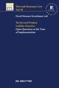 Cover The Revised Product Liability Directive