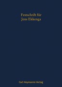 Cover Festschrift für Jens Ekkenga