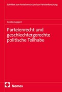 Cover Parteienrecht und geschlechtergerechte politische Teilhabe