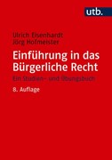 Cover Einführung in das Bürgerliche Recht