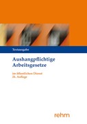 Cover Aushangpflichtige Arbeitsgesetze im öffentlichen Dienst
