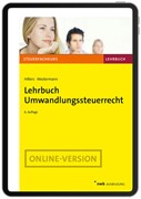 Cover Lehrbuch Umwandlungssteuerrecht (Online-Version)