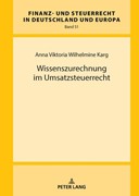Cover Wissenszurechnung im Umsatzsteuerrecht