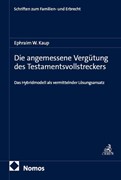 Cover Die angemessene Vergütung des Testamentsvollstreckers