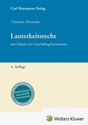 Cover Lauterkeitsrecht