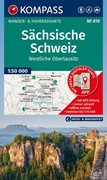 Cover KOMPASS Wanderkarte 810 Sächsische Schweiz, Westliche Oberlausitz 1:50.000