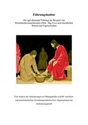 Cover Die agil-dienende Führung am Beispiel von Persönlichkeitsmerkmalen (DISG / BigFive) und christlichen Werten und Eigenschaften