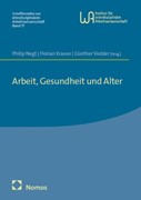 Cover Arbeit, Gesundheit und Alter