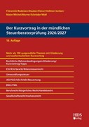 Cover Der Kurzvortrag in der mündlichen Steuerberaterprüfung 2026/2027