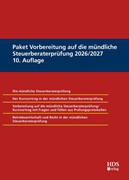 Cover Paket Vorbereitung auf die mündliche Steuerberaterprüfung 2026/2027