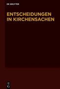 Cover Entscheidungen in Kirchensachen. Band 81: 01.01.2023–30.06.2023