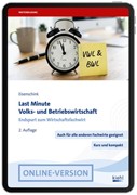 Cover Last Minute Volks- und Betriebswirtschaft (Online-Version)