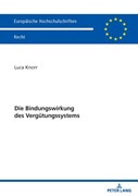 Cover Die Bindungswirkung des Vergütungssystems