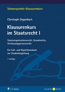 Cover Klausurenkurs im Staatsrecht I