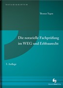 Cover Die notarielle Fachprüfung im WEG und Erbbaurecht