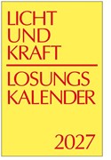 Cover Licht und Kraft/Losungskalender 2027 Reiseausgabe