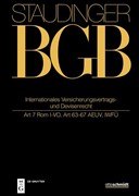 Cover Internationales Versicherungsvertrags- und Devisenrecht